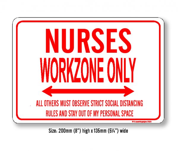 Nurse Desk Sign