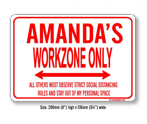 Amanda Desk Sign