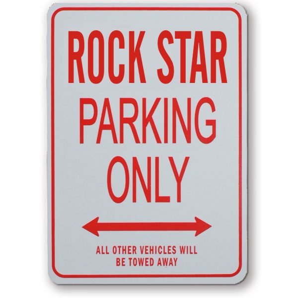 Rock Star Parking Sign